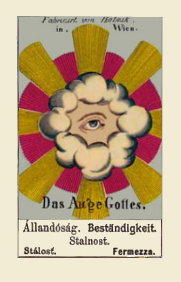 BIEDERMEIER TAROT BY PIATNIK, CARD OF CONSTANCY